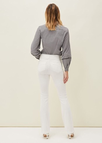 Phase Eight Mea Trousers White Canada | OEUJVX-532